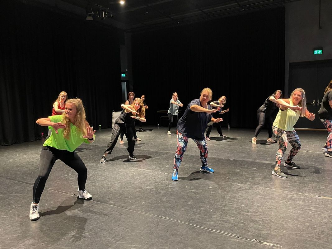 Dance work-out o.l.v. D-Dance in De Lawei