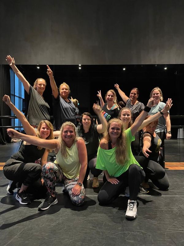 Dance work-out o.l.v. D-Dance in De Lawei